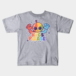 Embrace Enthusiast - The Friendly Outer-Space Visitor Kids T-Shirt